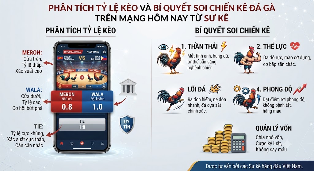 đá gà trên mạng hôm nay
